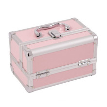 Cosmetic Makeup Train Case with Mirror #3